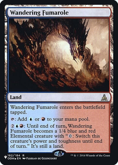 Wandering Fumarole (182) (LIST)
