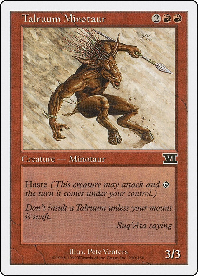Talruum Minotaur (210) (6ED)
