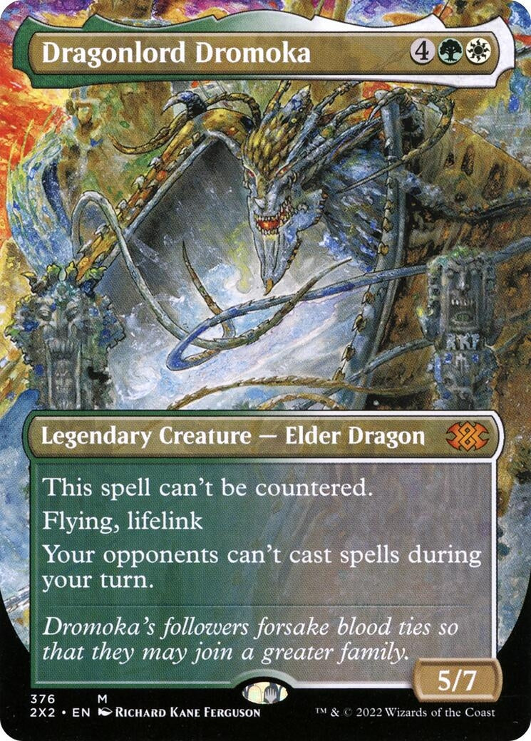 Dragonlord Dromoka (Borderless) (376) (2X2)