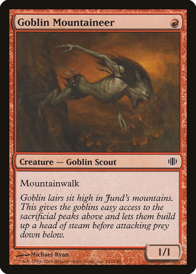 Goblin Mountaineer (102) (ALA)