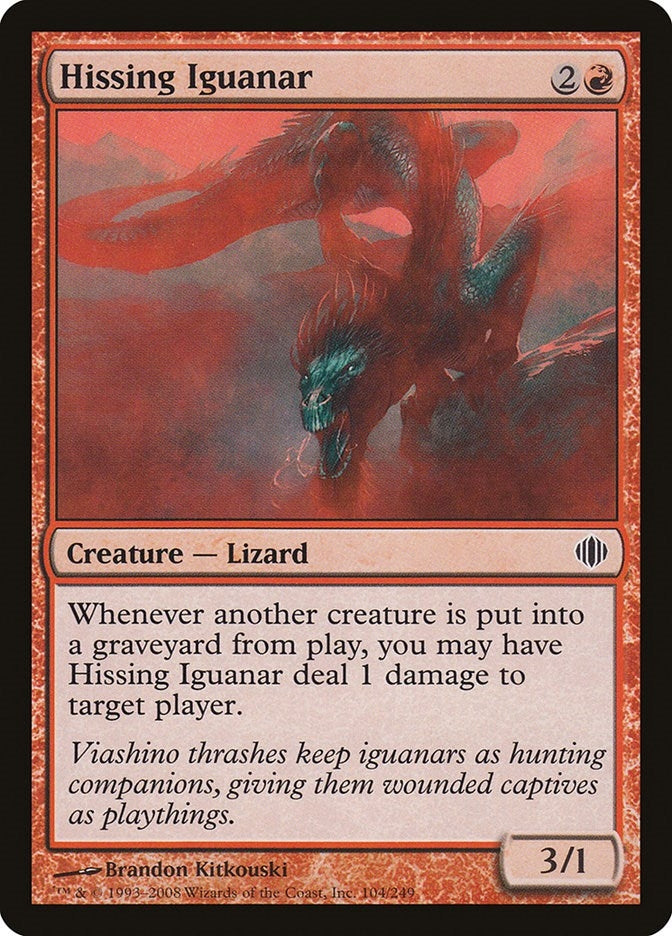 Hissing Iguanar (104) (ALA)