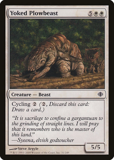 Yoked Plowbeast (31) (ALA)
