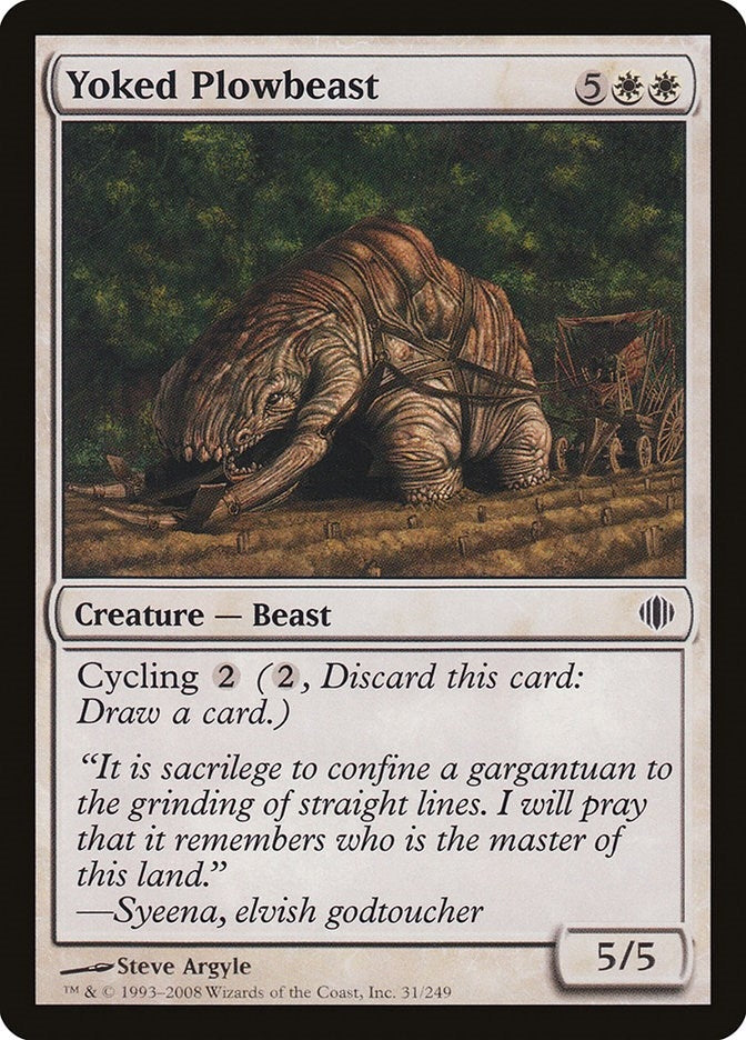 Yoked Plowbeast (31) (ALA)
