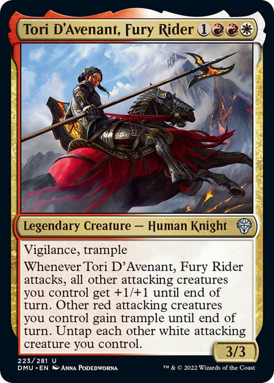 Tori D'Avenant, Fury Rider (223) (DMU)