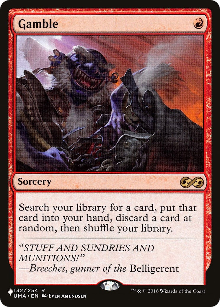 Gamble (132) (LIST)