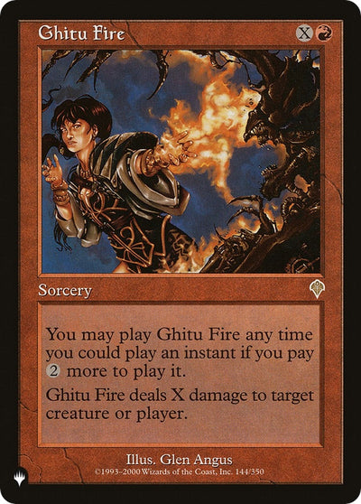 Ghitu Fire (144/350) (LIST)