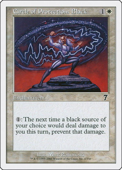 Circle of Protection: Black (6) (7ED)