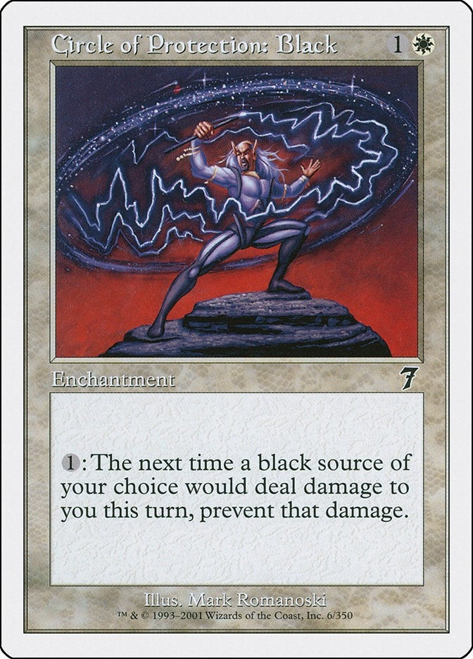 Circle of Protection: Black (6) (7ED)