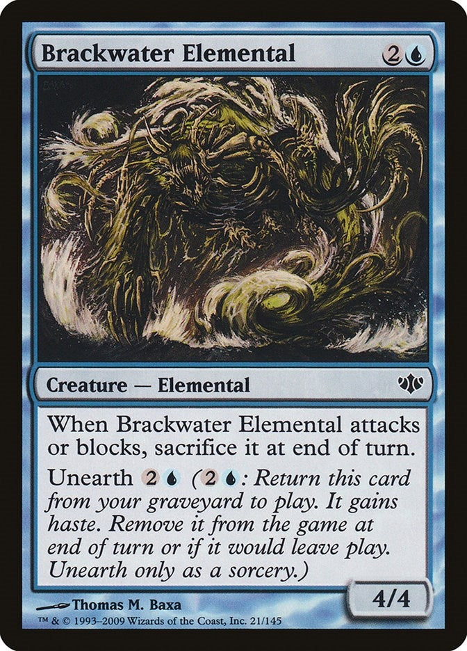Brackwater Elemental (21) (CON)