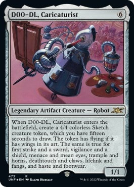 D00-DL, Caricaturist (Galaxy Foil) (473) (UNF)
