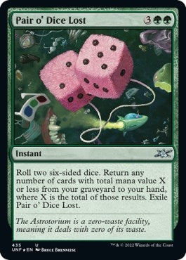 Pair o' Dice Lost (Galaxy Foil) (435) (UNF)