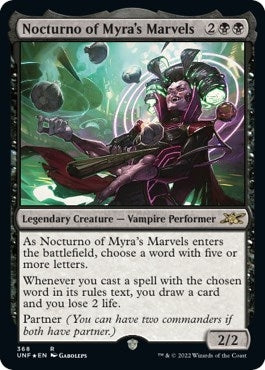 Nocturno of Myra's Marvels (Galaxy Foil) (368) (UNF)