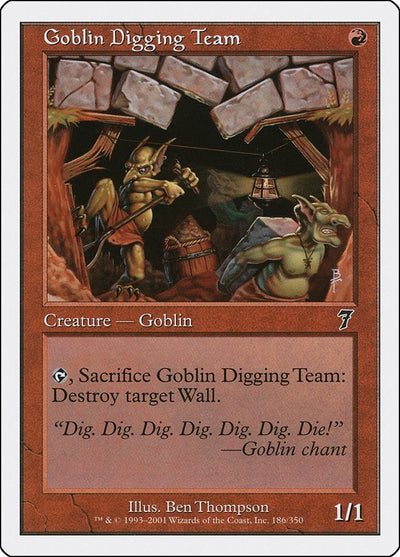 Goblin Digging Team (186) (7ED)