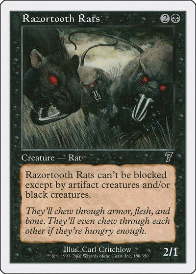 Razortooth Rats (158) (7ED)