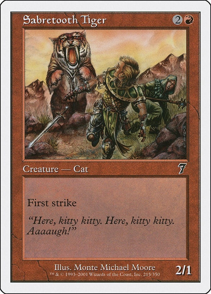 Sabretooth Tiger (215) (7ED)