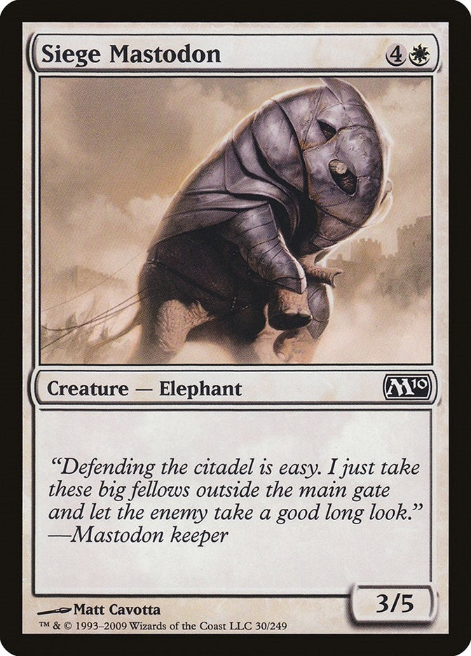Siege Mastodon (30) (M10)