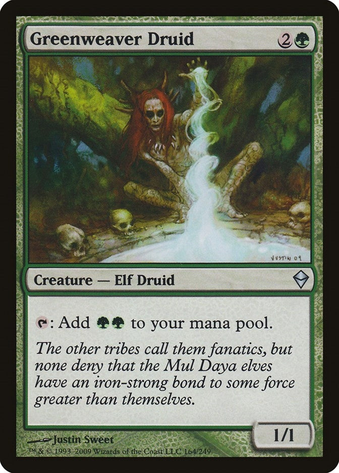 Greenweaver Druid (164) (ZEN)