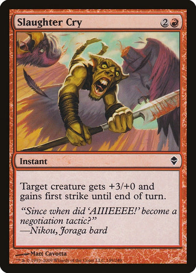 Slaughter Cry (149) (ZEN)