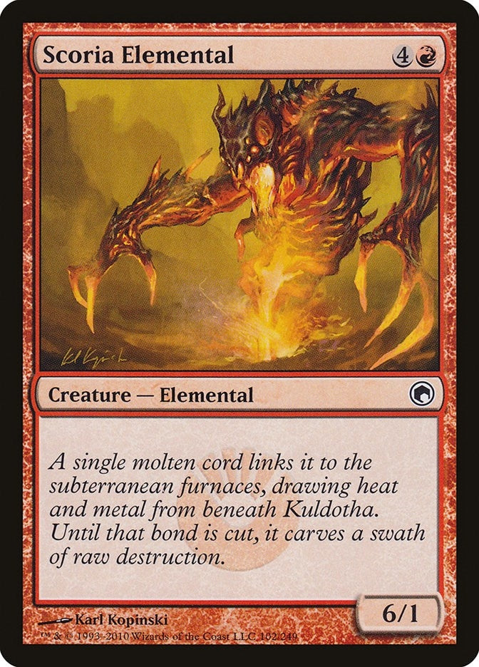 Scoria Elemental (102) (SOM)