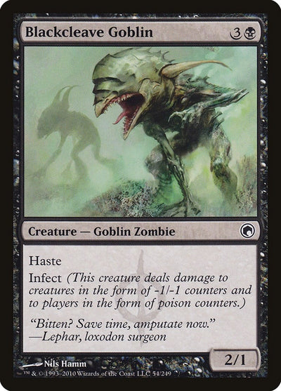 Blackcleave Goblin (54) (SOM)