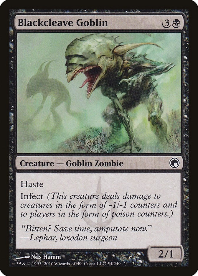 Blackcleave Goblin (54) (SOM)