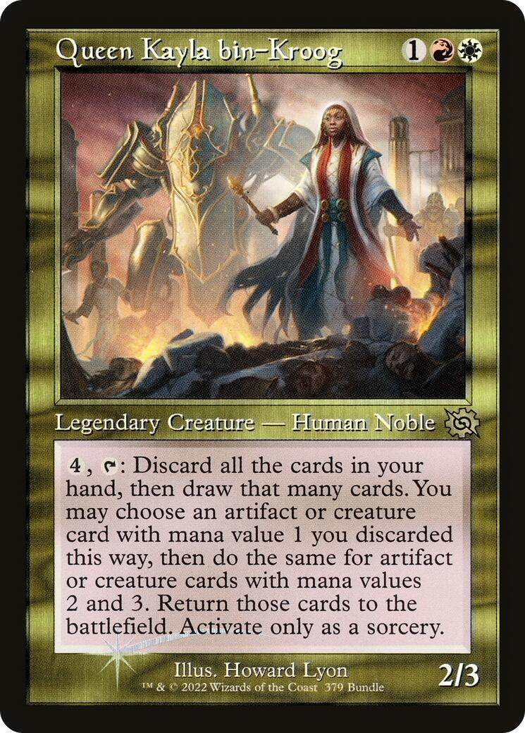 Queen Kayla bin-Kroog (Retro Frame) (BRO Bundle) (379) (UMP)
