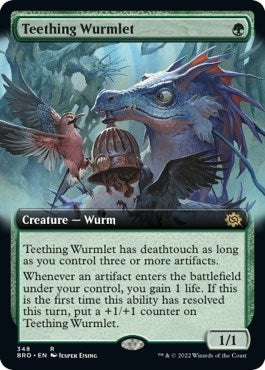 Teething Wurmlet (Extended Art) (348) (BRO)
