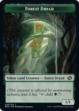 Forest Dryad Token (3) (BRO)