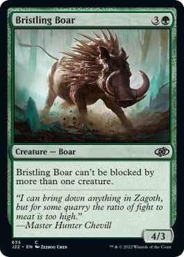 Bristling Boar (635) (J22)