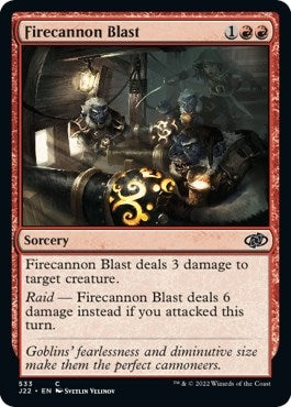 Firecannon Blast (533) (J22)