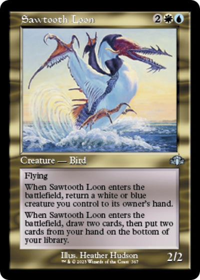 Sawtooth Loon (Retro Frame) (367) (DMR)