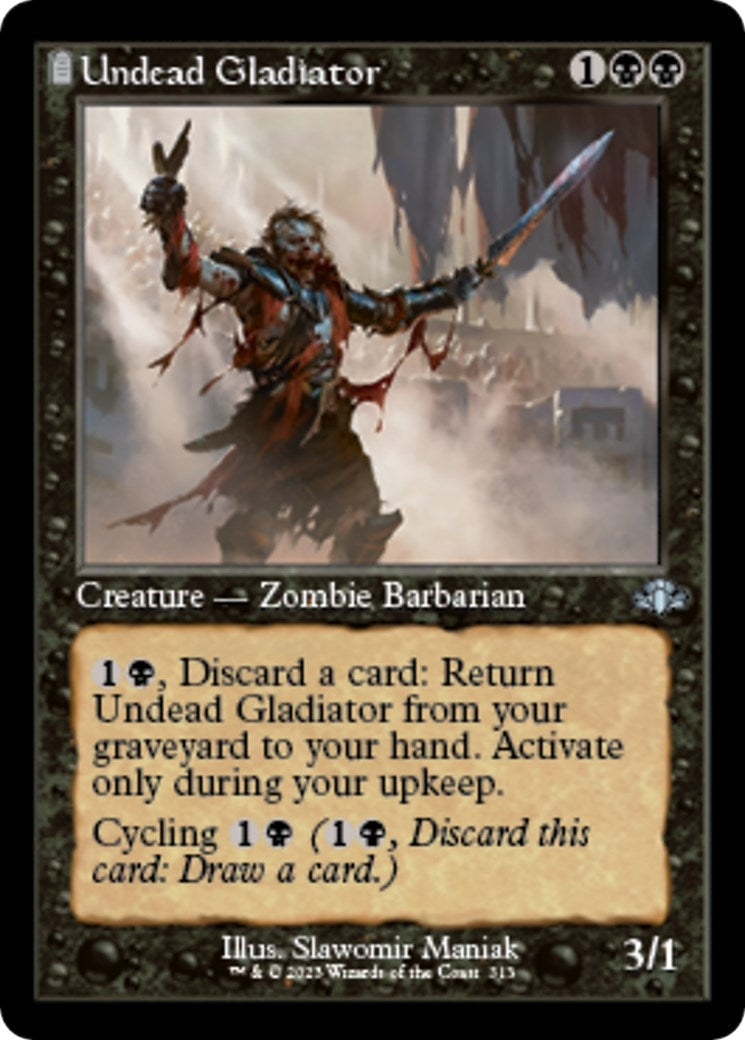 Undead Gladiator (Retro Frame) (313) (DMR)