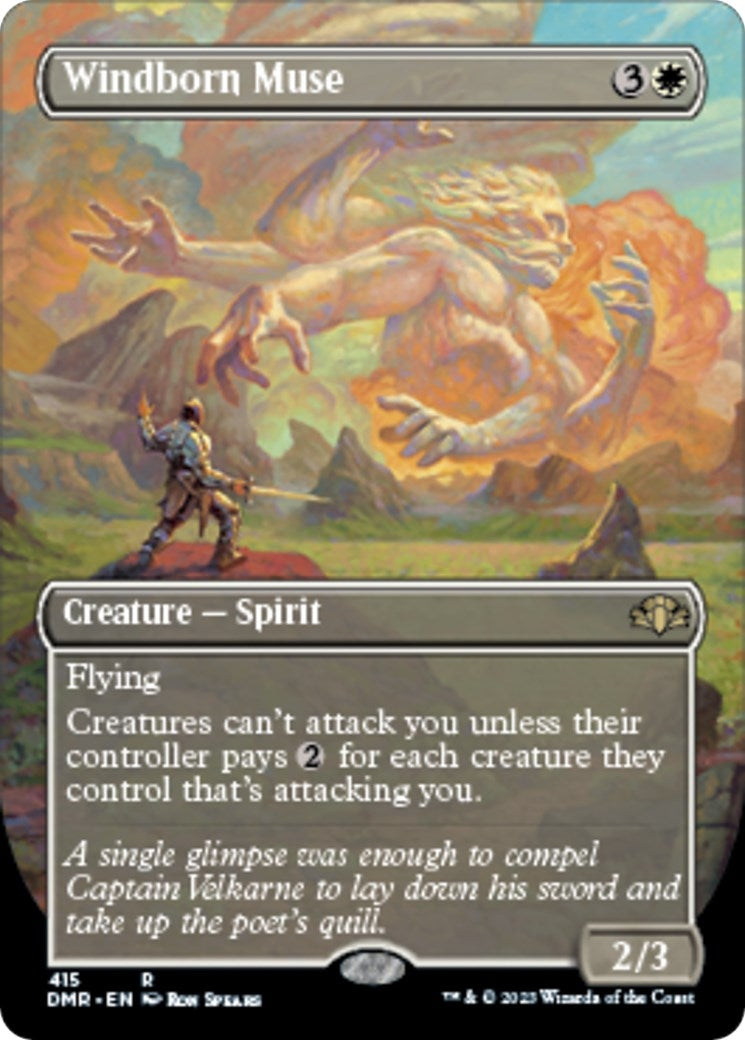 Windborn Muse (Borderless) (415) (DMR)