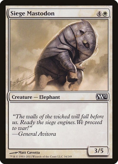 Siege Mastodon (34) (M12)