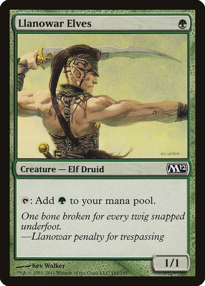 Llanowar Elves (182) (M12)