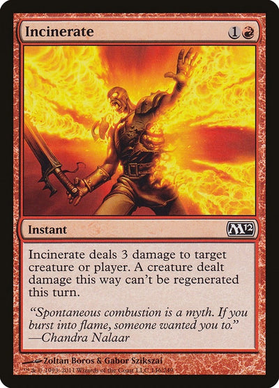 Incinerate (146) (M12)