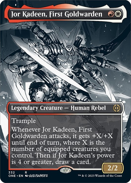 Jor Kadeen, First Goldwarden (Borderless) (332) (ONE)