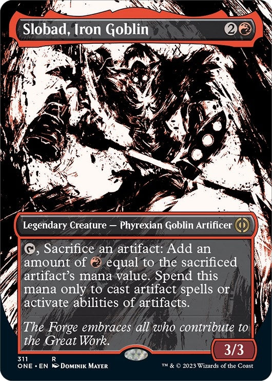 Slobad, Iron Goblin (Showcase) (311) (ONE)