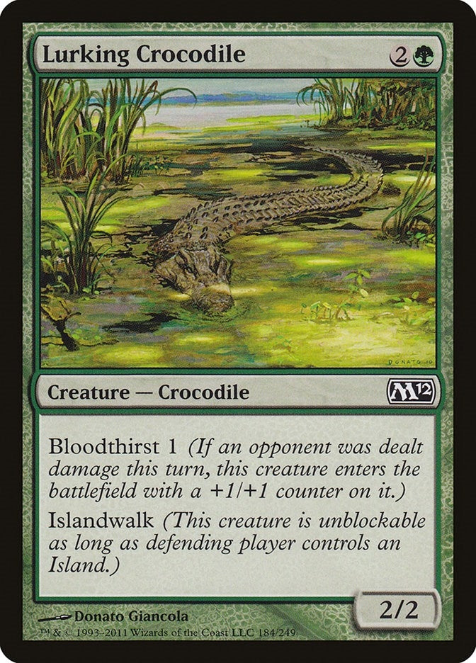 Lurking Crocodile (184) (M12)