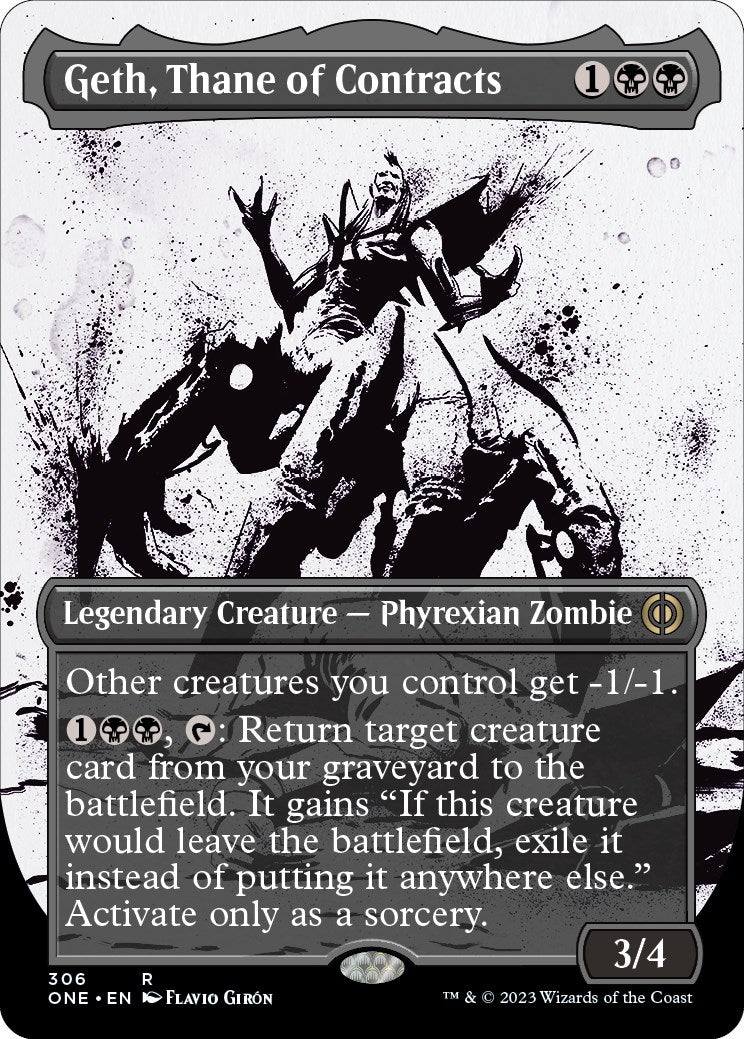 Geth, Thane of Contracts (Showcase) (306) (ONE)