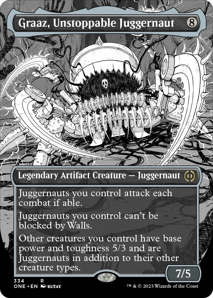 Graaz, Unstoppable Juggernaut (Borderless) (334) (ONE)
