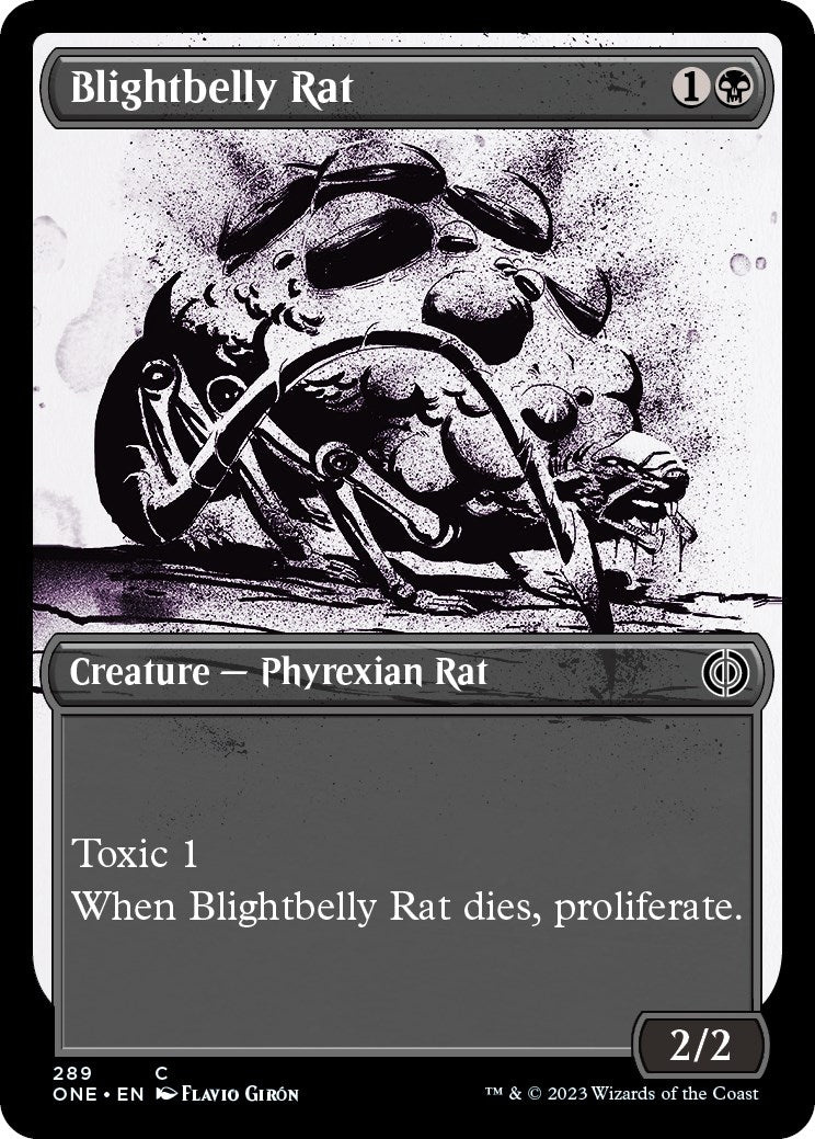Blightbelly Rat (Showcase) (289) (ONE)