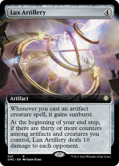 Lux Artillery (Extended Art) (41) (ONC)