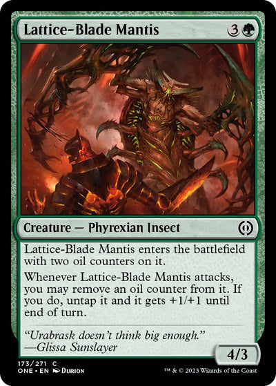 Lattice-Blade Mantis (173) (ONE)