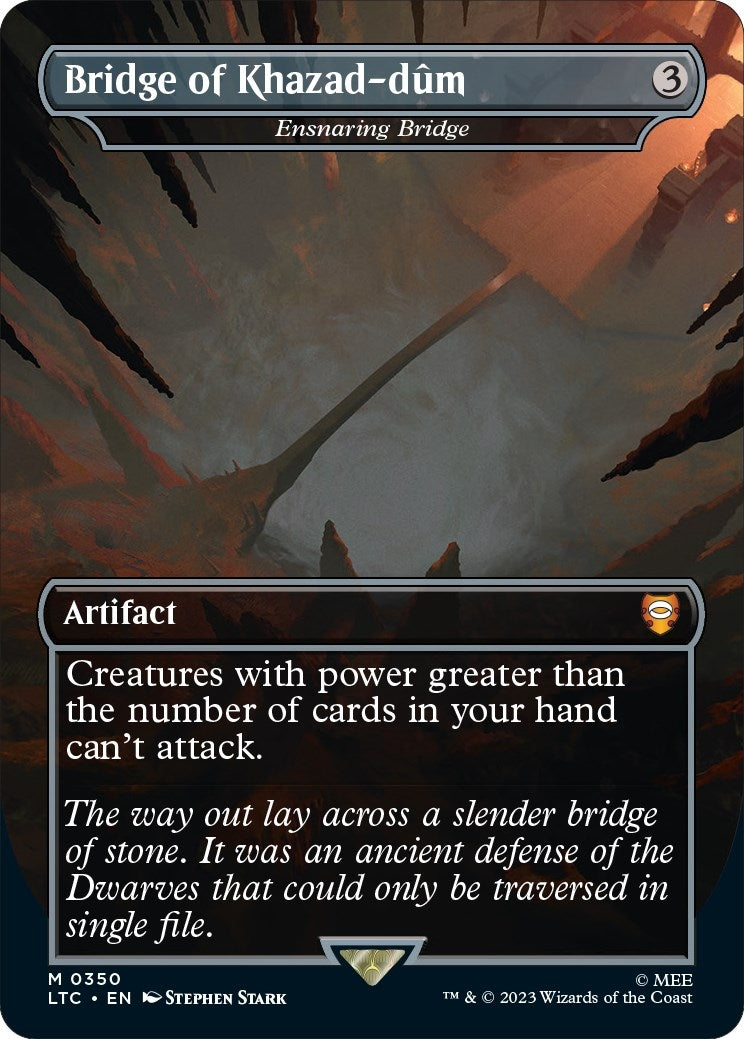 Bridge of Khazad-dum - Ensnaring Bridge (Borderless) (350) (LTC)
