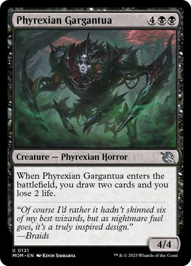 Phyrexian Gargantua (121) (MOM)