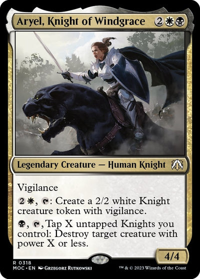 Aryel, Knight of Windgrace (318) (MOC)