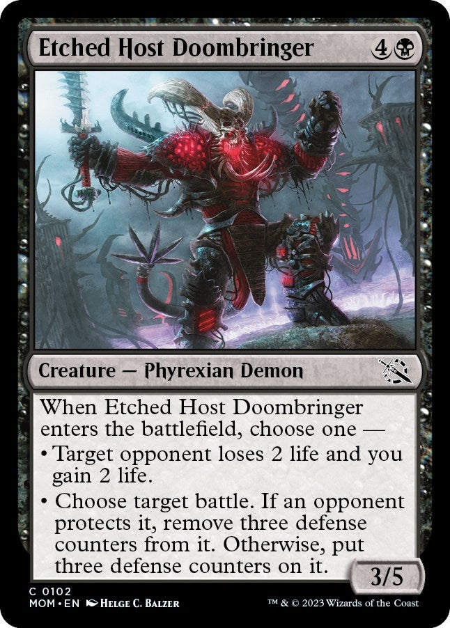 Etched Host Doombringer (102) (MOM)