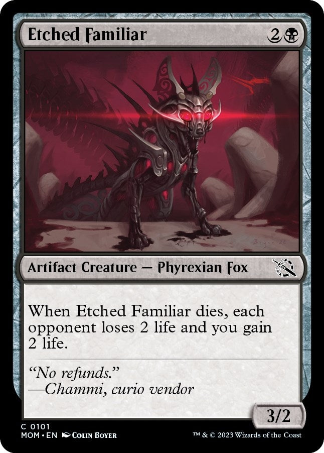 Etched Familiar (101) (MOM)