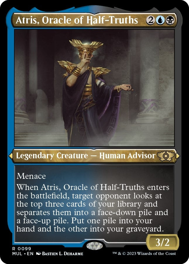 Atris, Oracle of Half-Truths (Foil Etched) (99) (MUL)